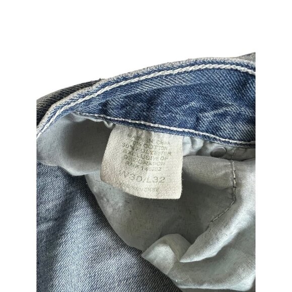 Indigo People Men's Distressed Light Blue Faded Jeans - Picture 4 of 8